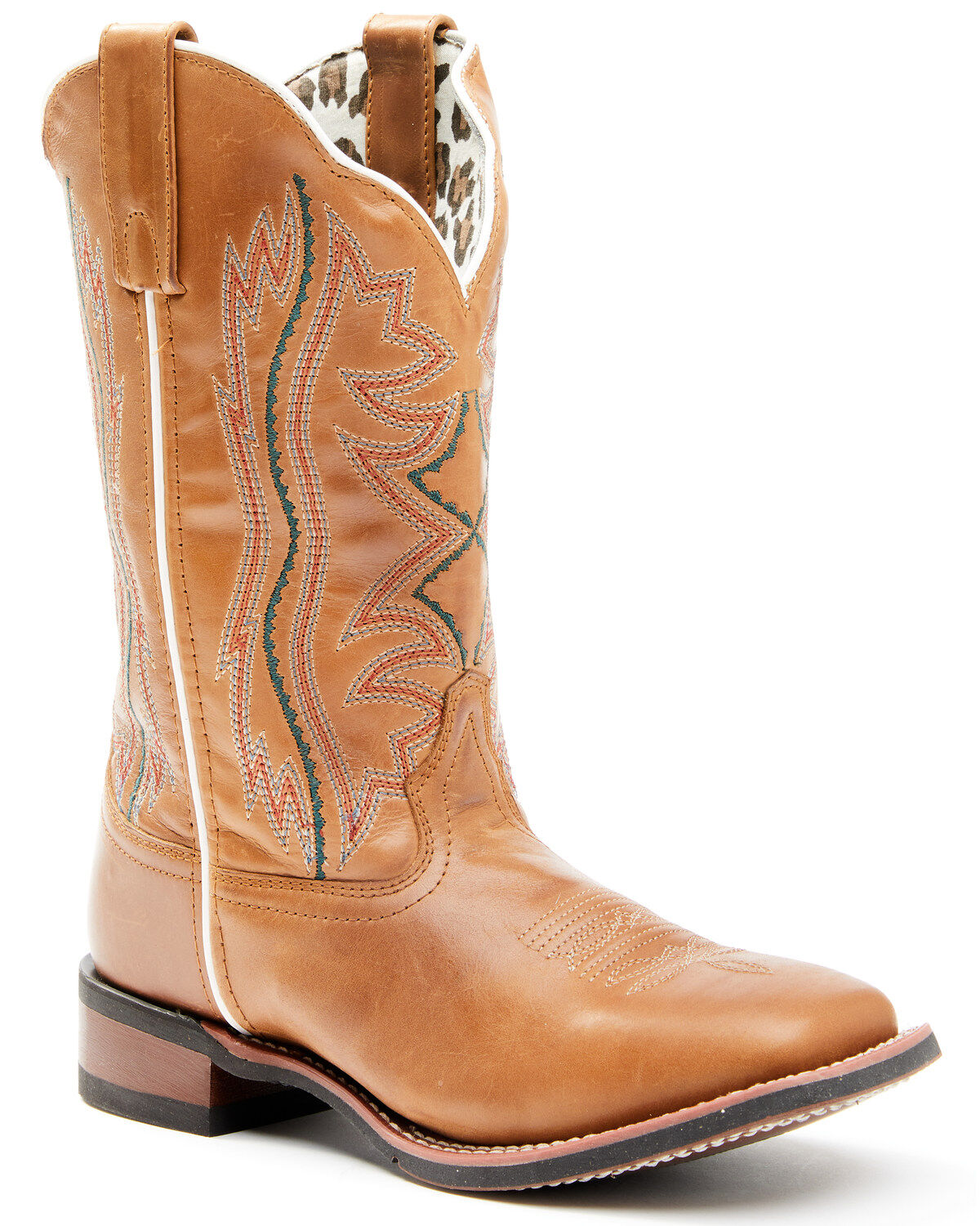 Image #1 - Laredo Women's Lad Tan Western Boots - Broad Square Toe, Tan, hi-res