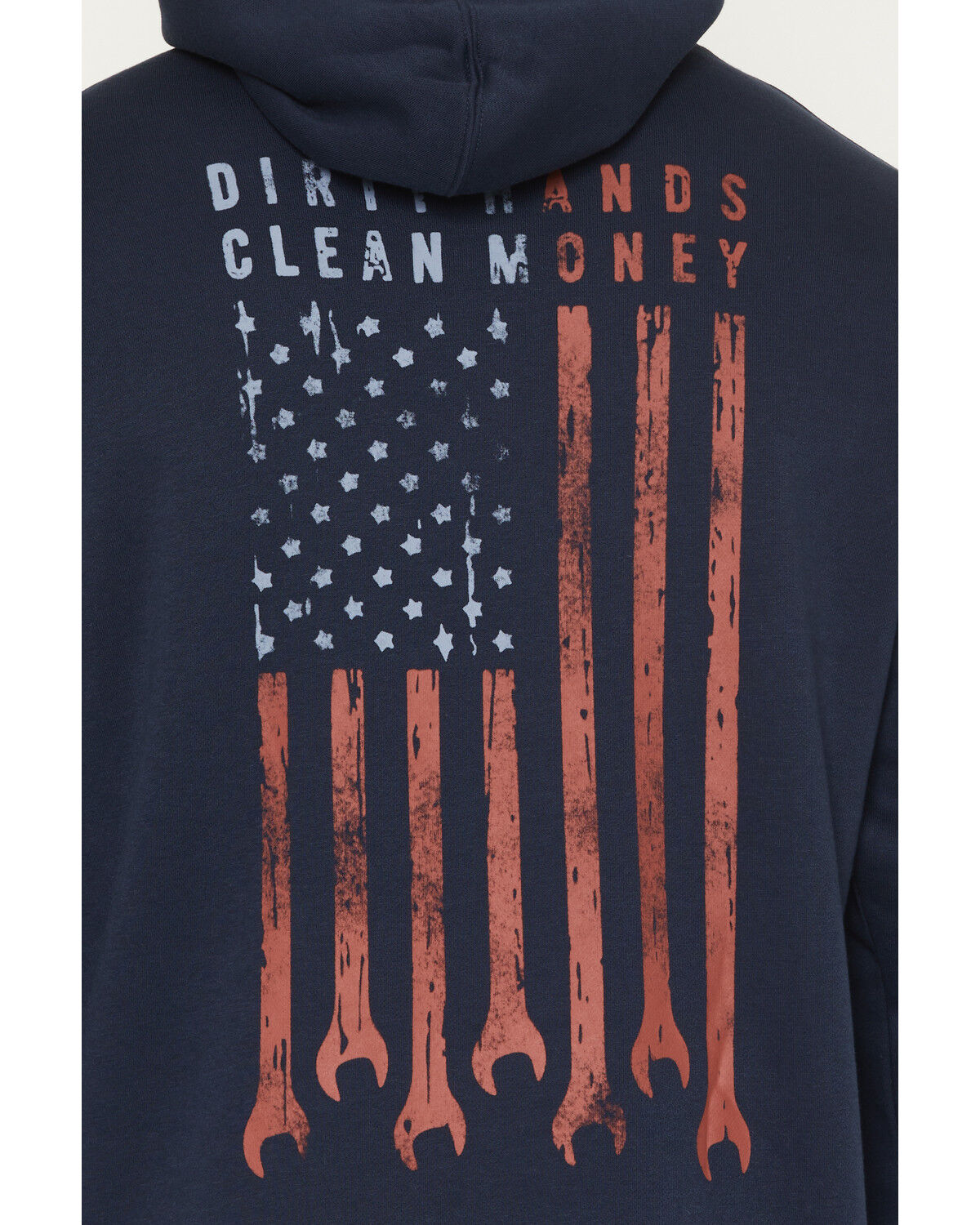 Image #4 - Troll Co Men's DHCM Flagship Hooded Sweatshirt, Navy, hi-res