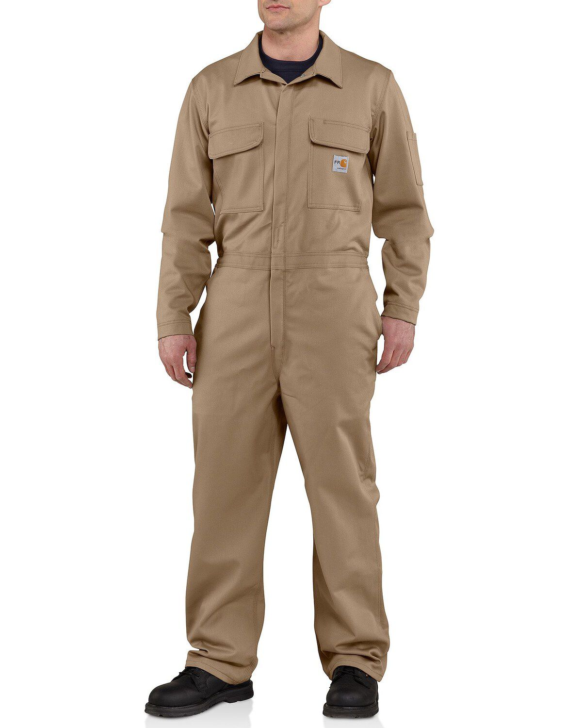 Image #1 - Carhartt Men's Flame-Resistant Classic Twill Coveralls - Big & Tall, , hi-res