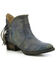 Image #1 - Circle G Women's Fringe Booties - Round Toe, , hi-res