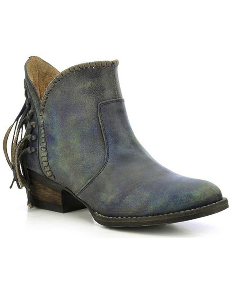 circle g turquoise booties