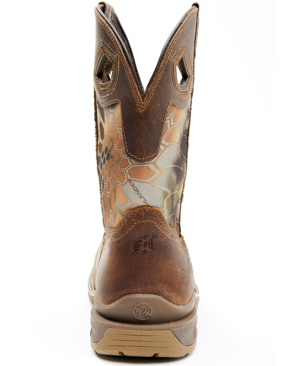 Image #5 - Double H Men's Kryptek Waterproof Western Boots - Broad Square Toe, Brown, hi-res