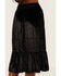 Image #4 - Shyanne Women's Velvet Skirt, Black, hi-res