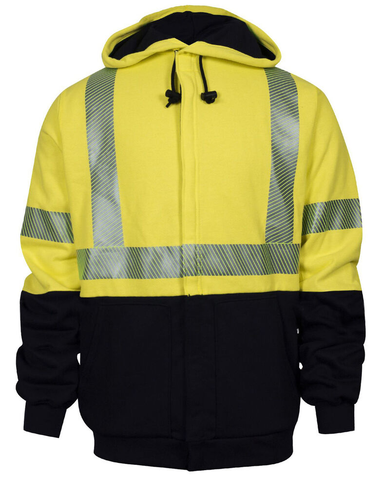 National Safety Apparel Men's 2X-3X FR Vizable Deluxe Zip ...