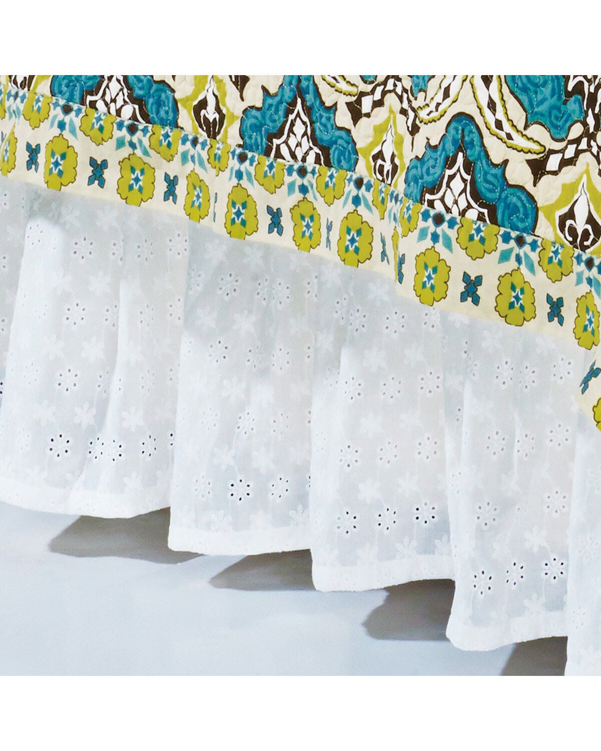 HiEnd Accents Eyelet Bed Skirt - Thumbnail 3