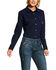 Ariat Women's FR Mid Rise Durastretch Duralight Ella Bootcut Jeans, Indigo, hi-res