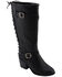 Milwaukee Leather Women's Back End Laced Riding Boots - Round Toe, , hi-res