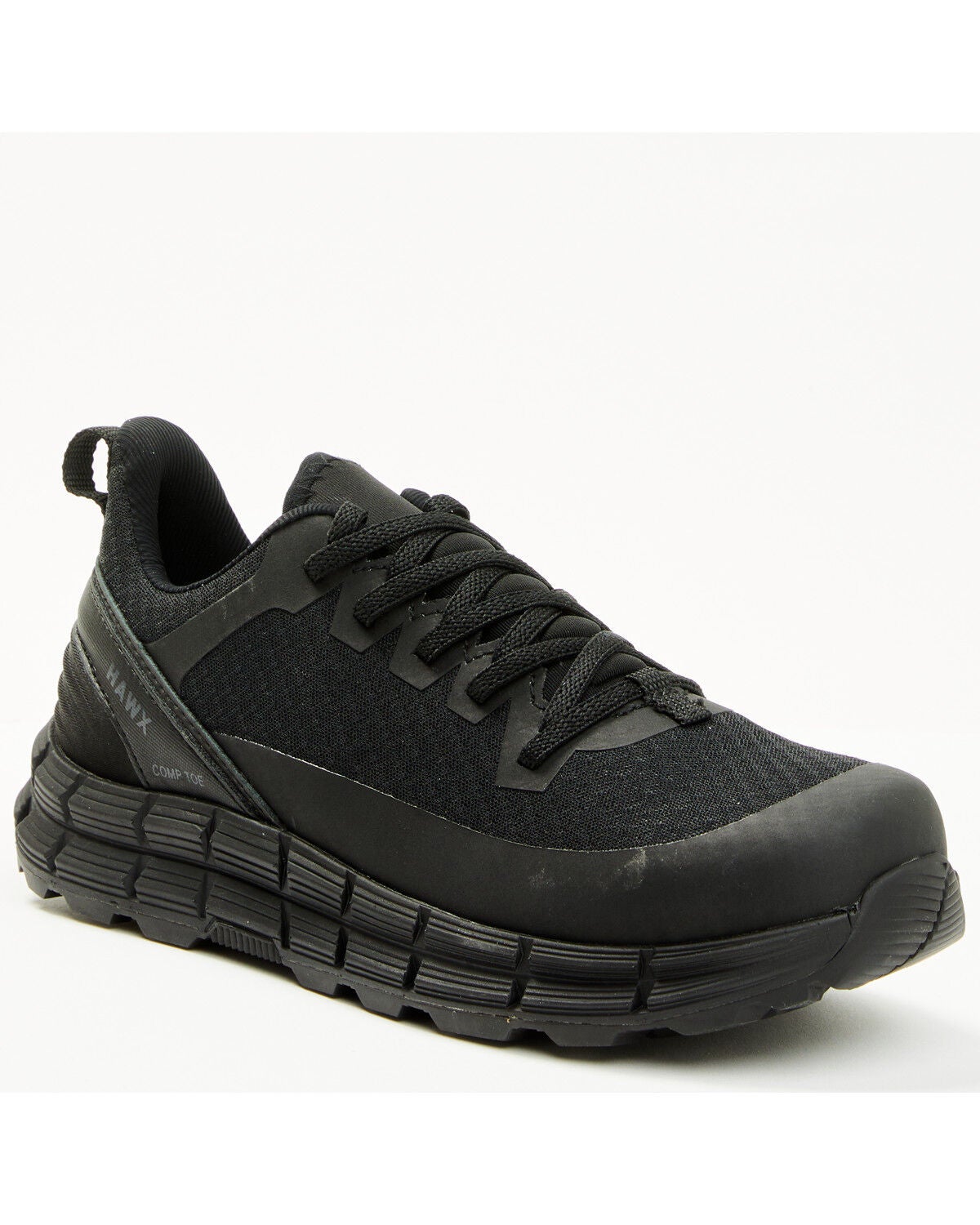 Hawx Men's Athletic Work Shoes - Composite Toe, Black, hi-res