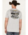 Howitzer Men's American Warrior Graphic Short Sleeve T-Shirt, Heather Grey, hi-res