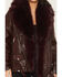 Image #3 - Azalea Wang Women's Aurelia Faux Fur Leather Jacket, Burgundy, hi-res