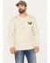 Brixton Men's Talon Eagle Graphic Long Sleeve T-Shirt, Cream, hi-res