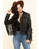 Image #1 - STS Ranchwear Women's Black Chenae Fringe Leather Jacket, , hi-res