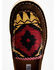 Image #6 - Myra Bag Women's Auburn Southwestern Slip-On Shoe - Moc Toe, Brown, hi-res