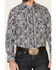 Image #3 - Rock & Roll Denim Men's Southwestern Striped Long Sleeve Snap Western Shirt, Black, hi-res