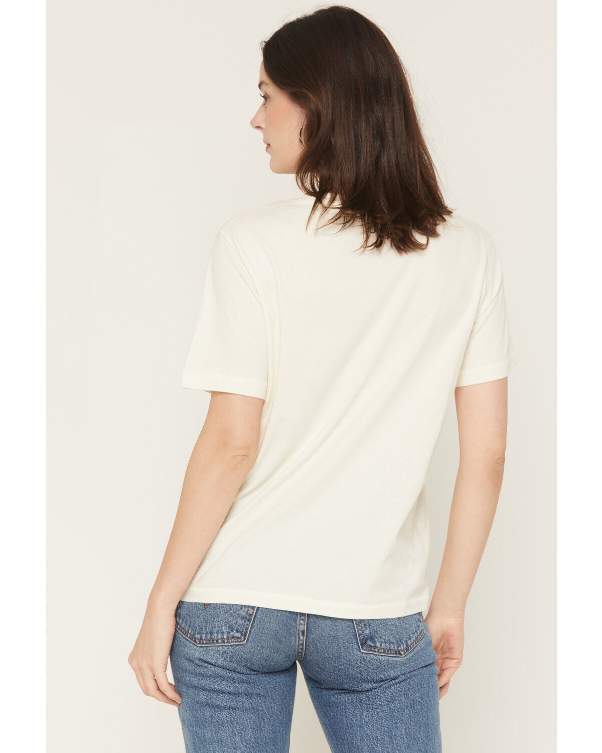Image #4 - Shyanne Women's Studded Horse Short Sleeve Graphic Tee, Cream, hi-res