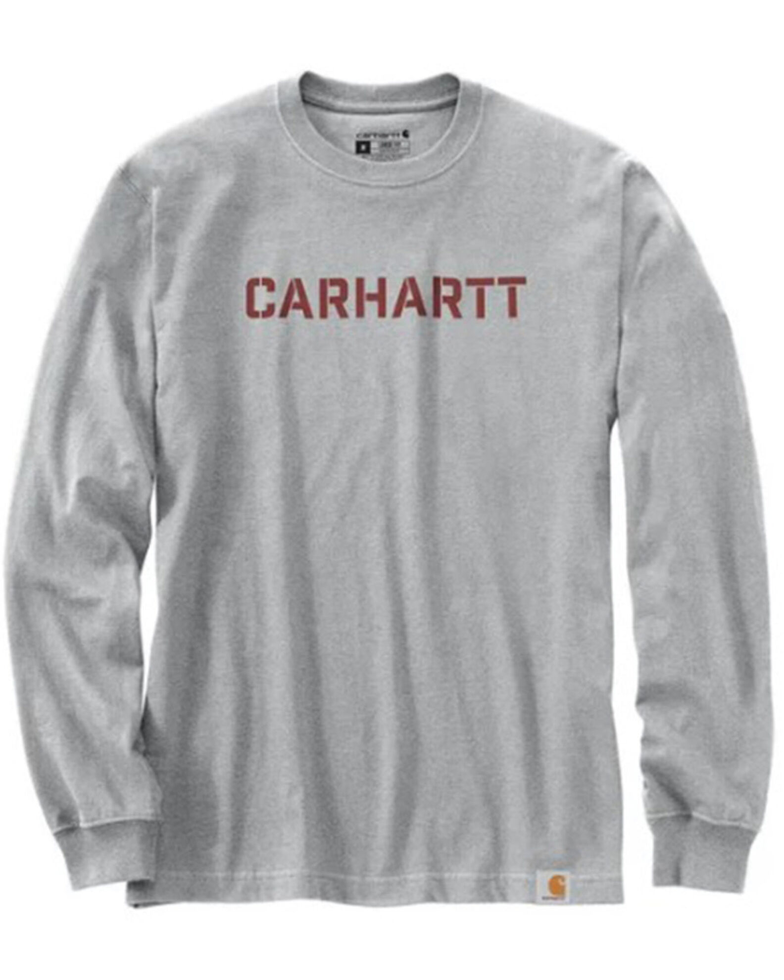 Carhartt Men's Loose Fit Heavyweight Long Sleeve Logo Work T-Shirt