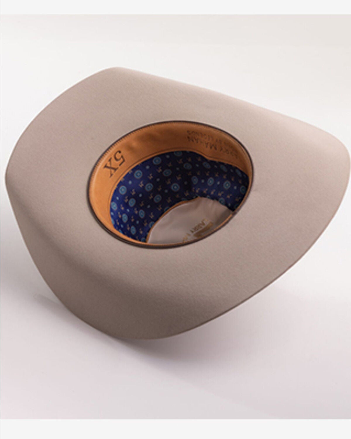 Image #5 - Larry Mahan Elko 5X Felt Cowboy Hat, Silver Belly, hi-res