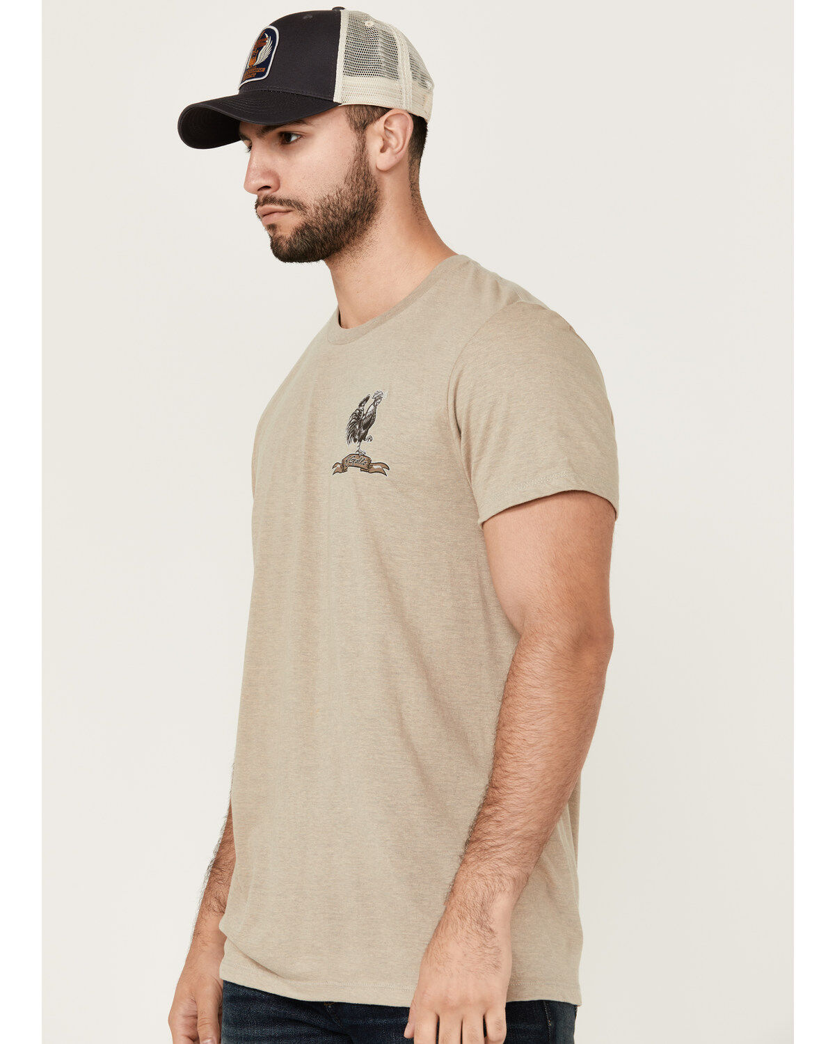 Image #2 - Moonshine Spirit Men's El Gallo Mariachi Short Sleeve Graphic T-Shirt, Tan, hi-res
