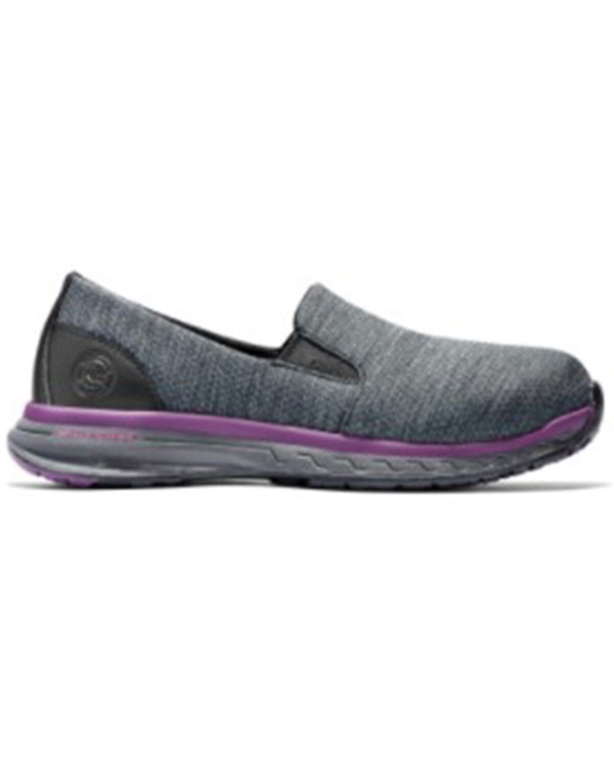 Image #2 - Timberland PRO Women's Drivetrain Slip-On Work Shoes - Alloy Toe, Grey, hi-res