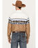 Roper Men's Vintage Border Long Sleeve Western Snap Shirt, Brown, hi-res