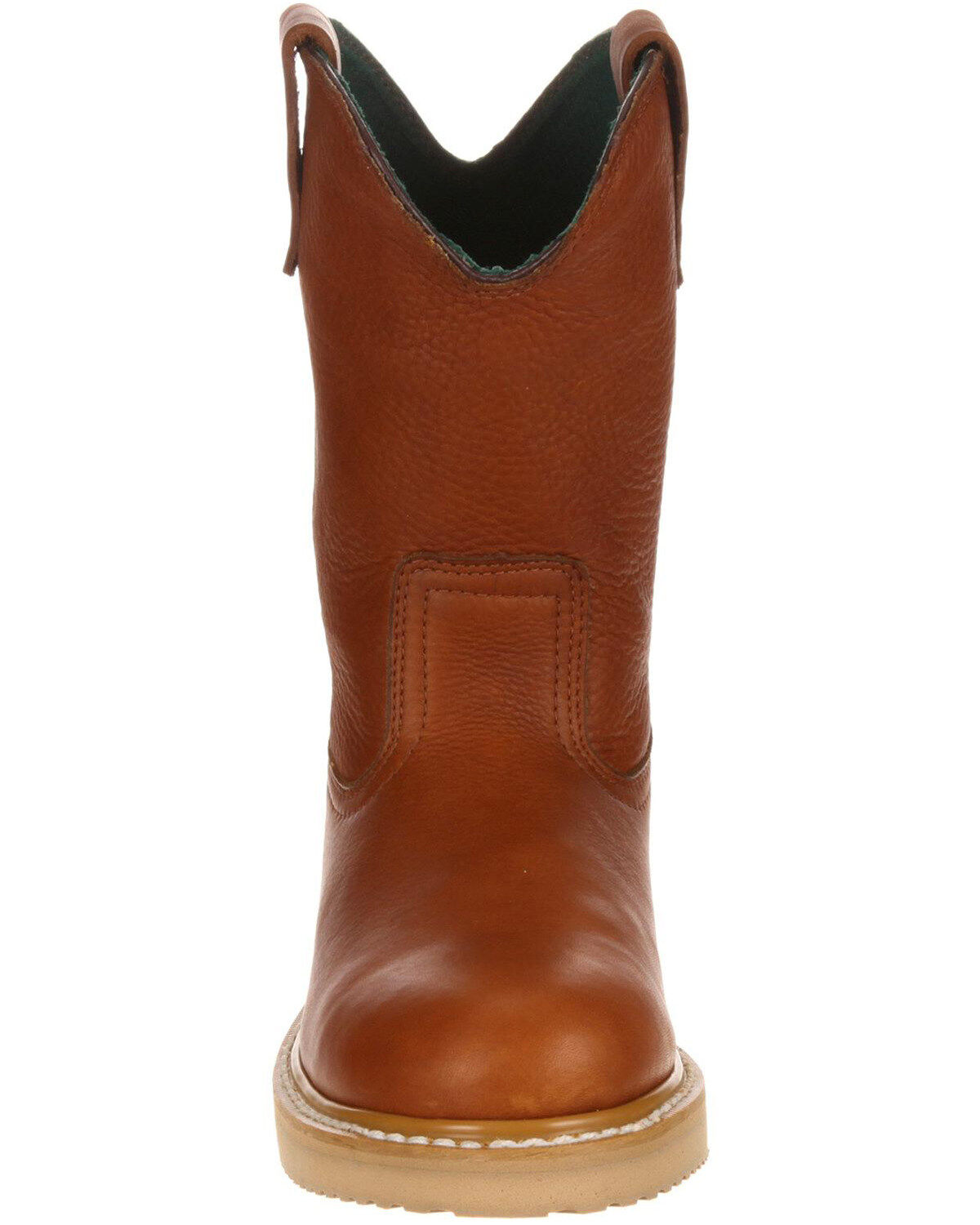 Image #5 - Georgia Boot Men's Wellington Barracuda Work Boots - Steel Toe, Brown, hi-res