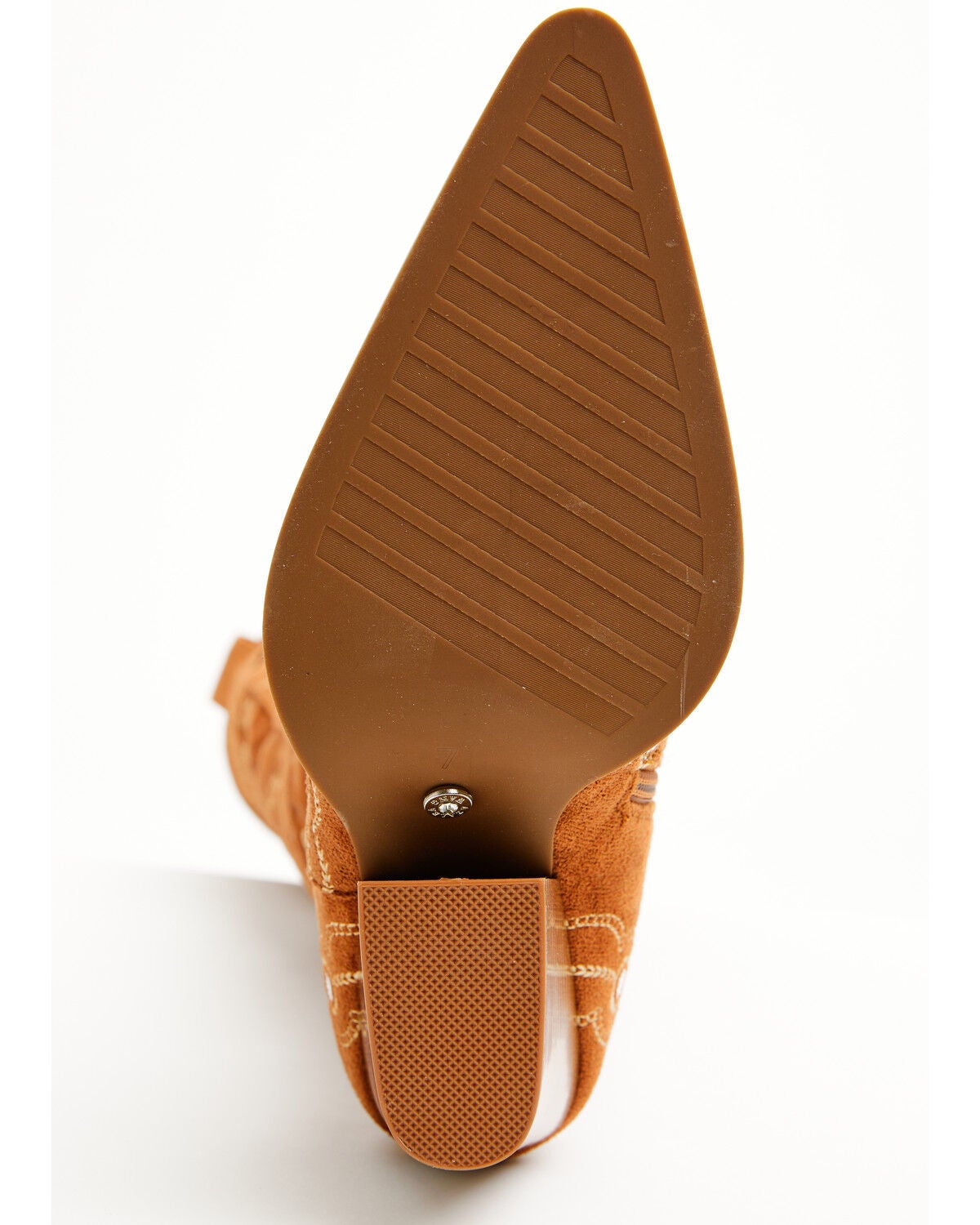 Image #7 - Azalea Wang Women's Aamina Tall Western Boots - Round Toe, Tan, hi-res