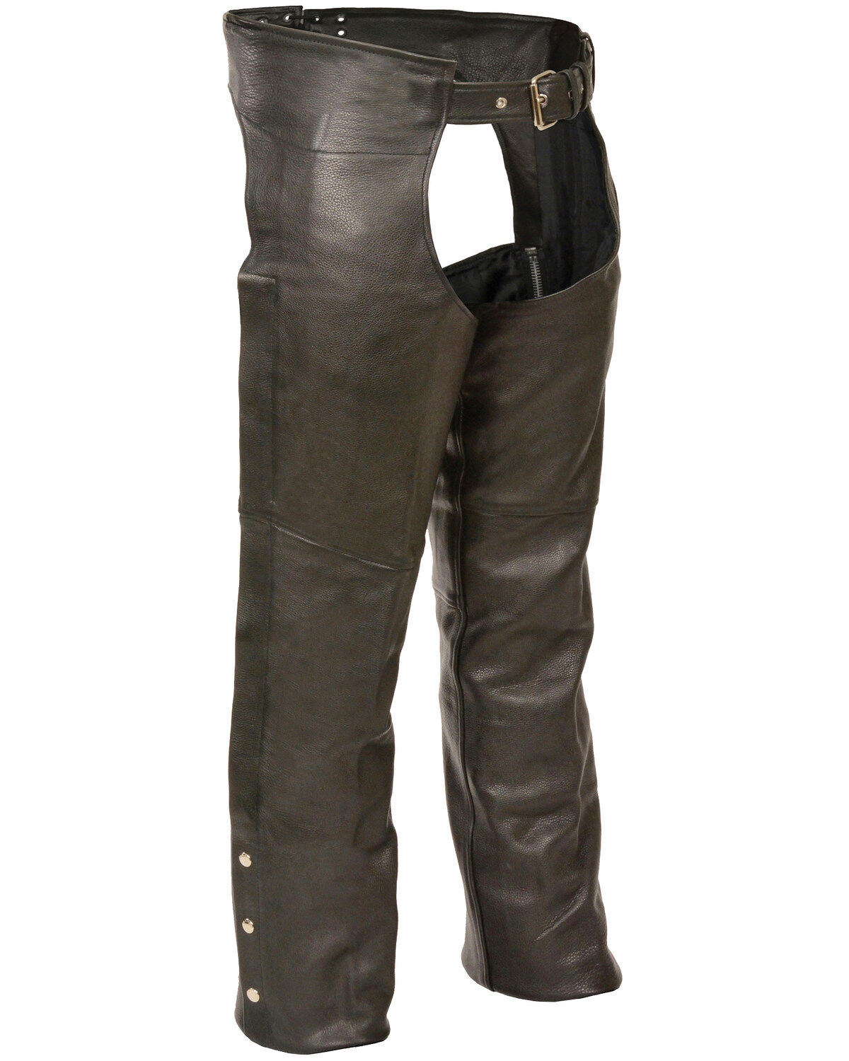 Image #1 - Milwaukee Leather Men's Fully Lined Classic Chaps, Black, hi-res