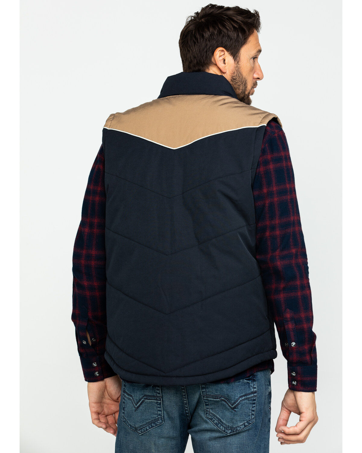 Image #2 - Moonshine Spirit Men's Gold Digger Puffer Vest, , hi-res