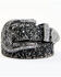 Image #1 - Shyanne Women's Mesh Bling Western Belt, Black, hi-res