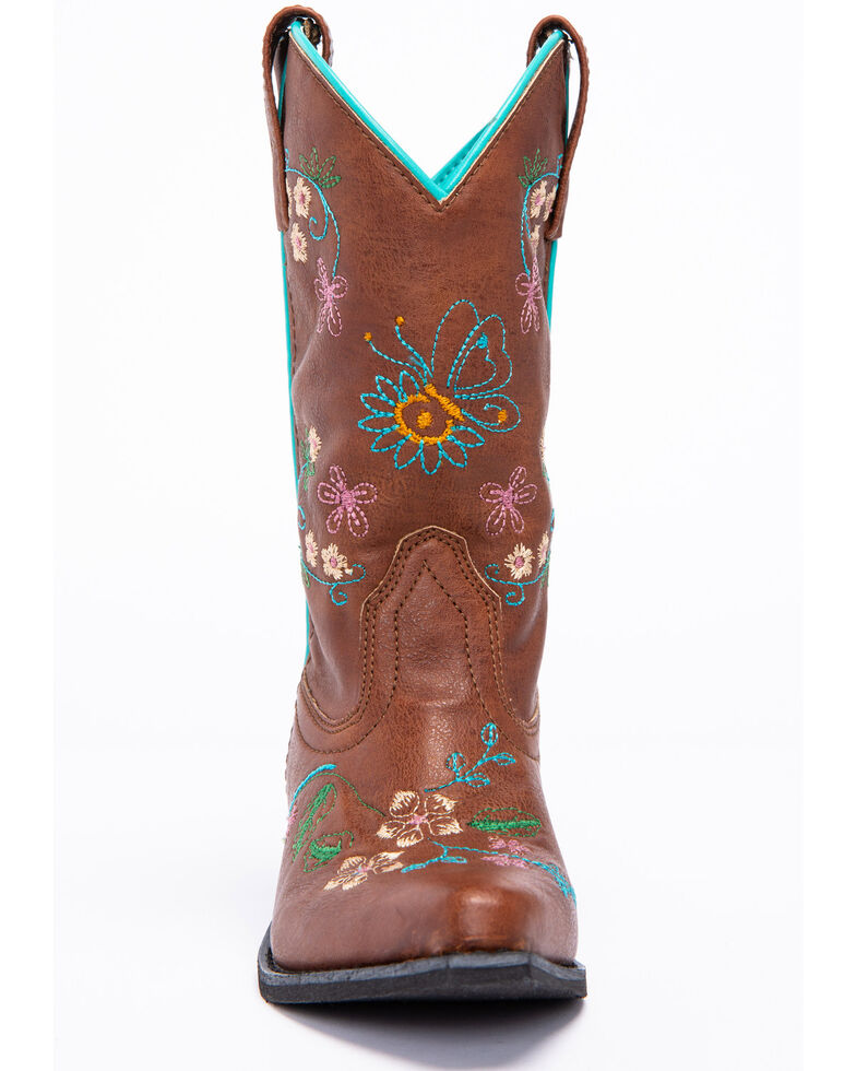 Shyanne Girls Floral Embroidery Western Boots Snip Toe Boot Barn