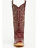Image #4 - Circle G Women's Spiral Embroidered Tall Western Boots - Snip Toe, Wine, hi-res