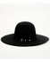 Image #3 - Serratelli Salinas 20X Felt Cowboy Hat, Black, hi-res