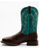 Dan Post Men's Exotic Full-Quill Ostrich Western Boots - Broad Square Toe, Rust Copper, hi-res