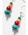 Image #3 - Paige Wallace Women's Beaded Earrings, Silver, hi-res