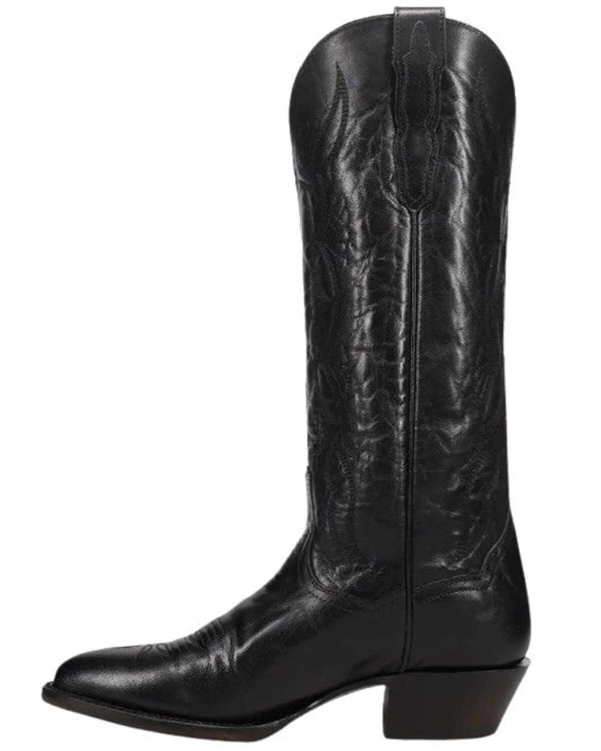 Image #3 - Dan Post Women's Sunrise Canyon Tall Western Boots - Round Toe, Black, hi-res