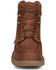 Justin Men's Rush Waterproof 6" Lace-Up Nano Non-Comp Wedge Work Boots - Moc Toe , Brown, hi-res