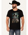Image #1 - Cody James Men's Drink Up Short Sleeve Graphic T-Shirt, Black, hi-res