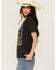 Image #2 - White Crow Women's Foil Conversational Short Sleeve Graphic Tee, Black, hi-res