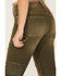 Image #4 - Cleo + Wolf Women's High Rise Cargo Straight Jeans, Olive, hi-res