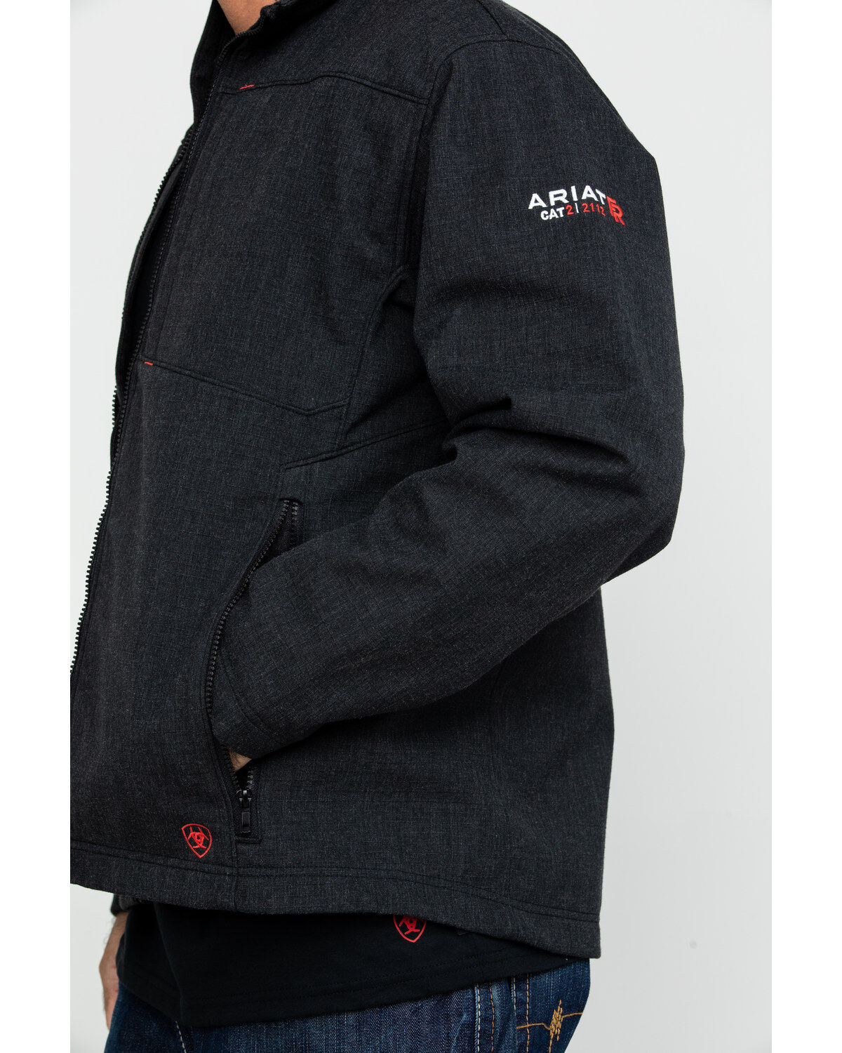 Image #4 - Ariat Men's FR Vernon Jacket - Tall, , hi-res