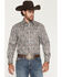 Image #1 - Panhandle Slim Men's Rough Stock Paisley Print Long Sleeve Snap Stretch Western Shirt, Camel, hi-res