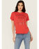 Image #1 - Idyllwind Women's Rundle Tequila Shot Short Sleeve Graphic Tee, Dark Orange, hi-res