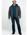 Image #6 - Hawx Men's Shadow Grey Canvas Quilted Bi-Swing Hooded Zip Front Work Jacket , , hi-res