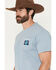 Image #2 - Blue Moon Men's Pocket Patch Short Sleeve Graphic T-Shirt, Light Blue, hi-res