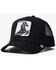 Goorin Bros Men's Black Stallion Trucker Ball Cap, Black, hi-res