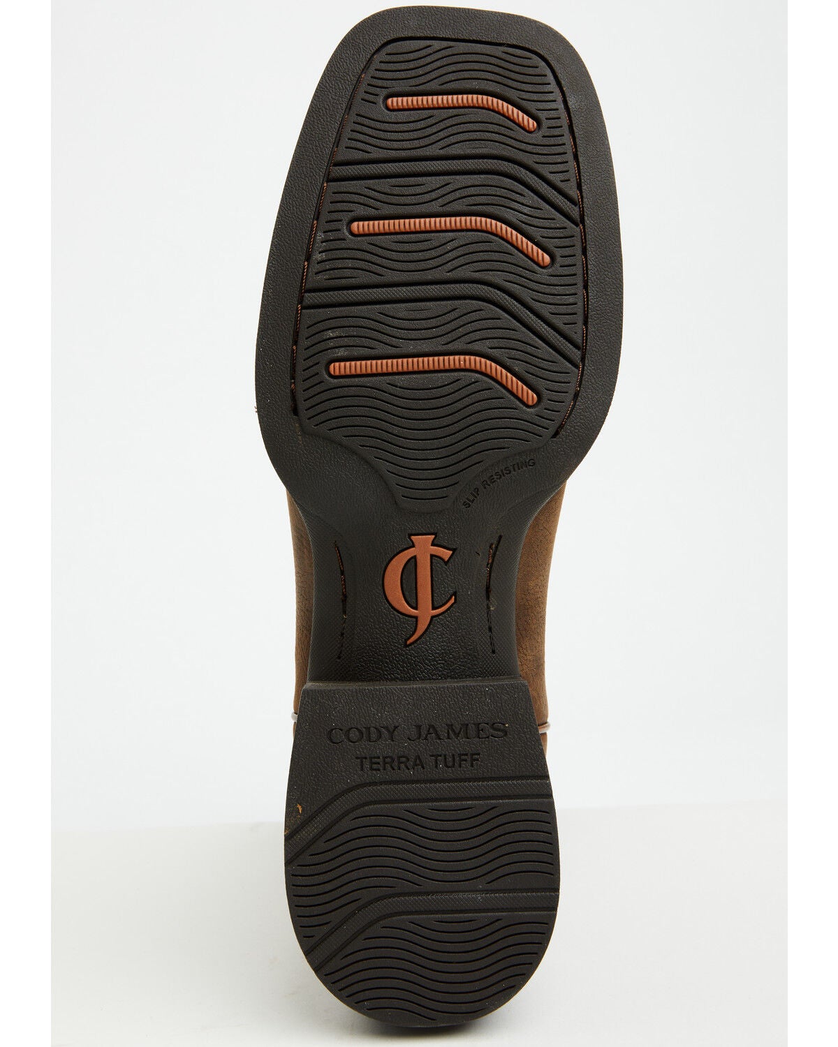 Image #7 - Cody James Men's Oath Performance Western Boots - Broad Square Toe, Brown, hi-res
