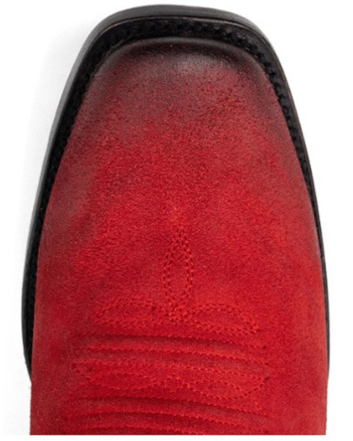 Image #6 - Ferrini Men's Roughrider Western Boots - Square Toe, Red, hi-res