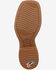 Image #7 - Justin Women's.Outlaw Ryley Performance Western Boots - Broad Square Toe, Tan/turquoise, hi-res