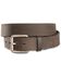 Image #1 - Ariat Men's Brown Triple-Stitch Oiled Rowdy Belt - Reg & Big, , hi-res