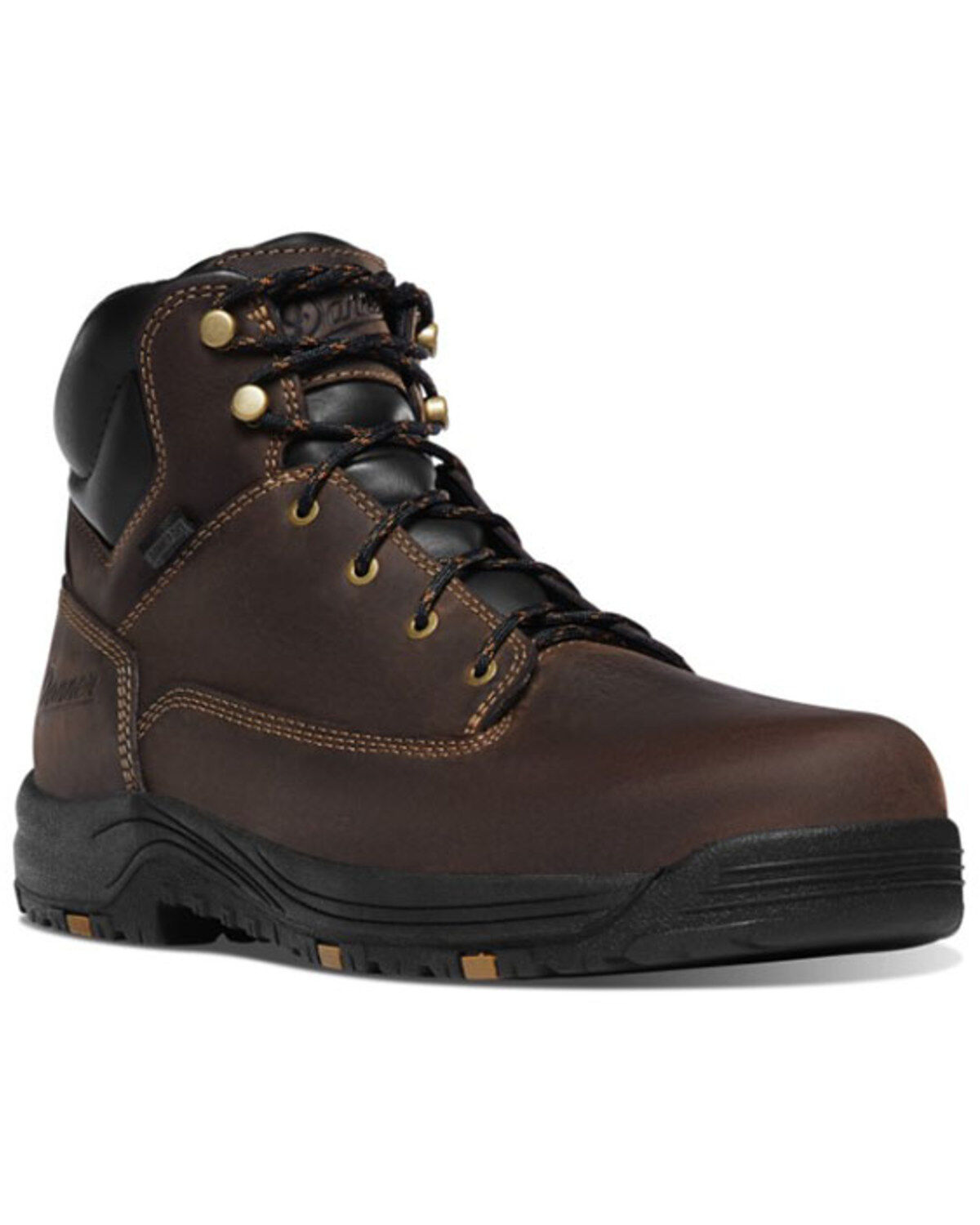 Image #1 - Danner Men's Caliper Waterproof Work Boots - Soft Toe, Brown, hi-res